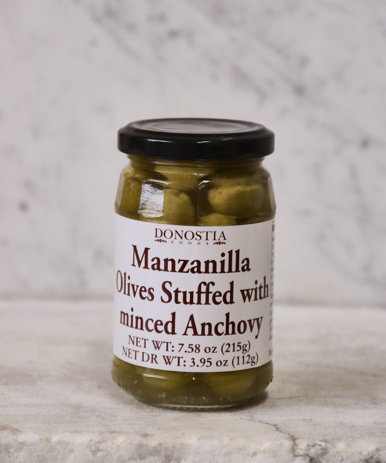 Donostia Anchovy Stuffed Olives, 7oz DeLAURENTI